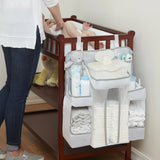 LA Baby Diaper Caddy and Nursery Organizer for Baby'S Essentials - White