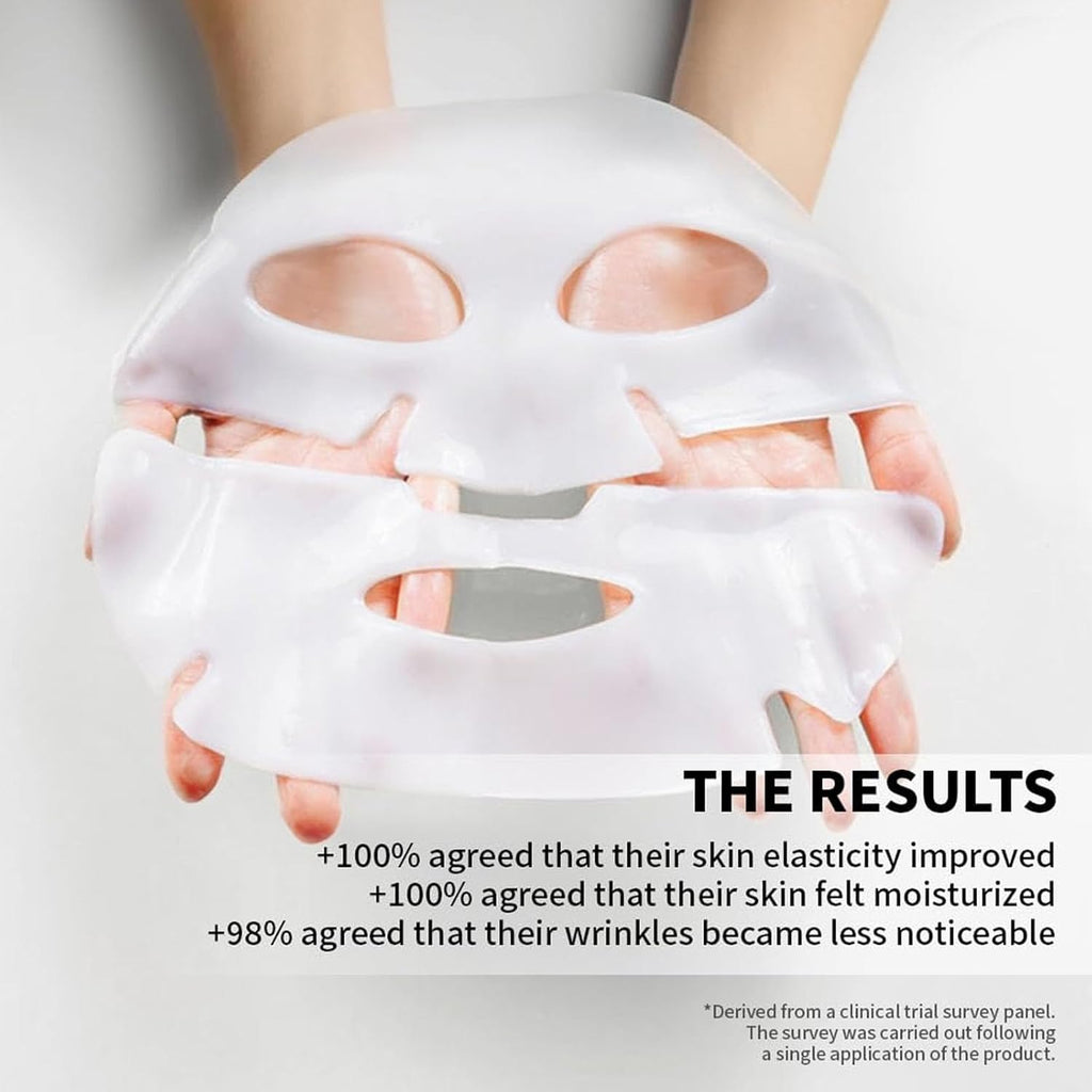 Collagen Face Mask, Hydrating Overnight Hydrogel Mask, Face Masks Skincare anti Wrinkle Moisturizing, Korean Skin Care for Glass Skin