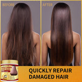 Collagen Hair Treatment Hair Mask & Hair Growth Serum,Deep Conditioner Hydrating Hair Mask for Dry Damaged Hair,Hair Growth Oil for Hair Loss,Natural Hair Regrowth Treatment for Men and Women