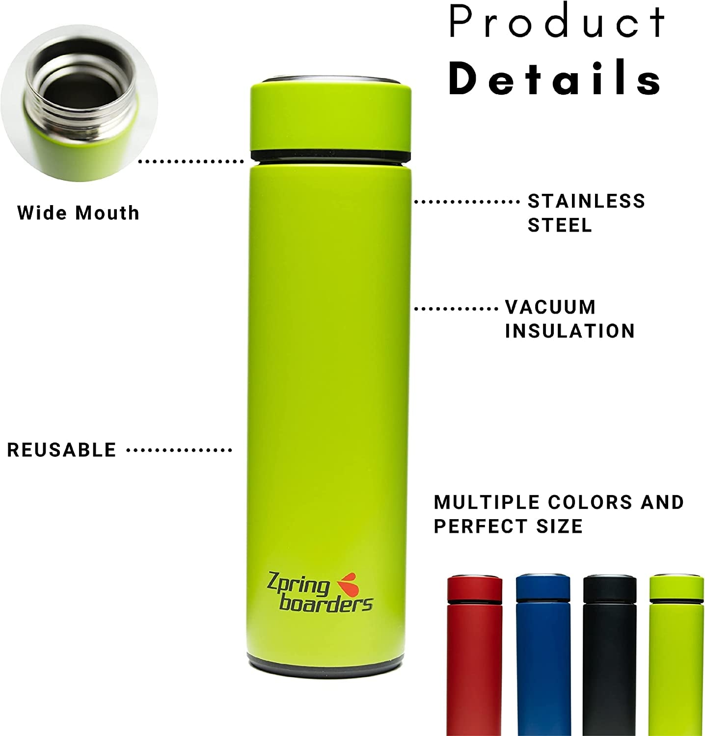 initial thermal travel mug | blue insulated tumbler cup | women coffee travel mug | personalized tumbler mug | 16oz thermal coffee cup | reusable travel tumbler | insulated tea mug | stylish women tumbler