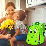 Toddler Backpack Leash, 9.5" Safety Harness Dinosaur Bag - Removable Tether