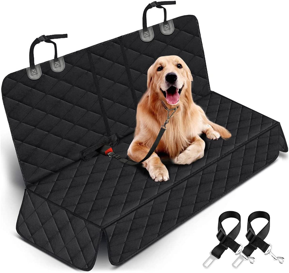 dog car seat cover waterproof | pet back seat protector | non slip dog car seat cover | SUV pet seat cover black | truck dog seat protector | waterproof pet car hammock | back seat cover for dogs | car pet seat protection cover