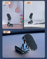 360 Magnetic Car One Touch Cell Phone Dash Mount Stand Phone Holder - Phone Holder for Car/Home/Office - Compatible Any Phones