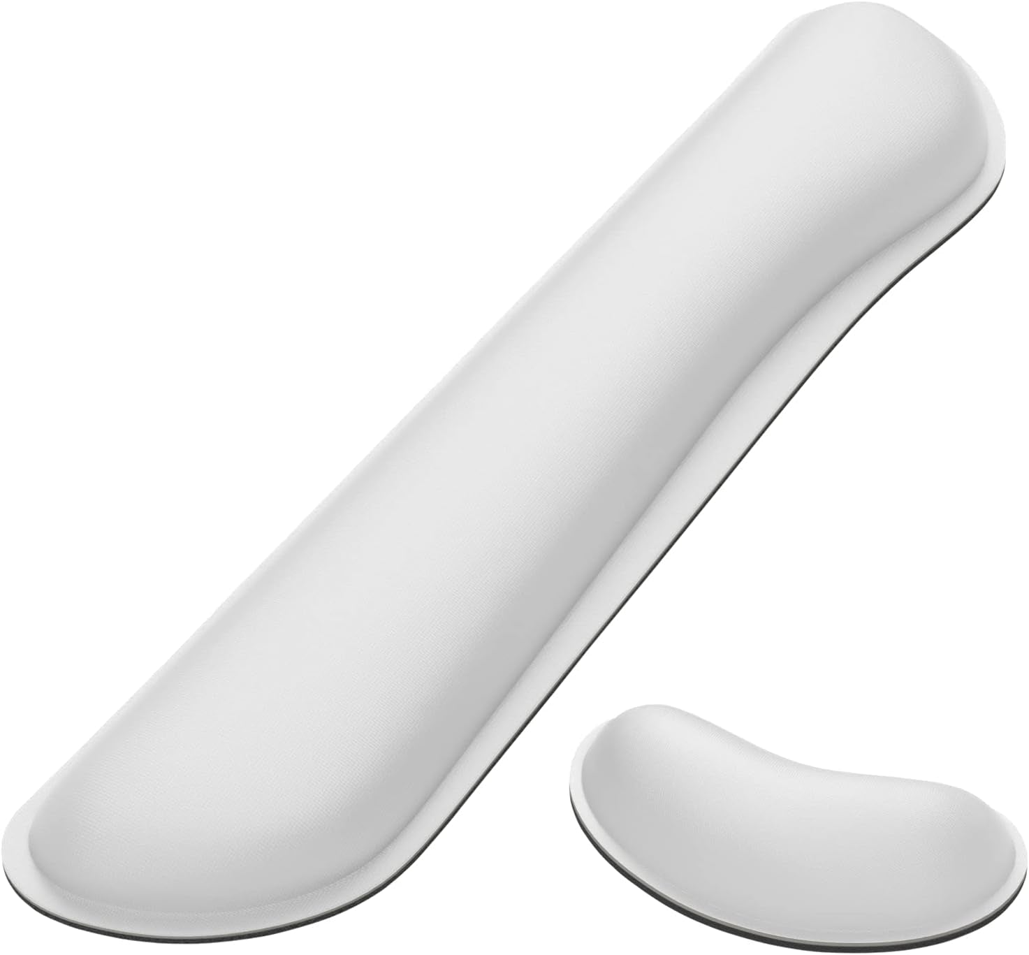 memory foam wrist rest pad | keyboard wrist support cushion | mouse wrist pad ergonomic | anti slip wrist support set | office keyboard wrist rest | gaming wrist support pad | computer desk wrist cushion | ivory white wrist rest set